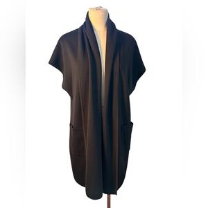 St.John Caviar wool blend cardigan sweater